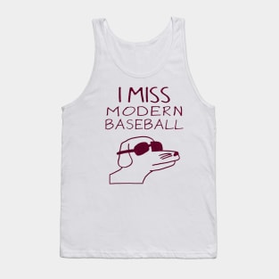 Funny Dog I miss Mordern Baseball Tank Top